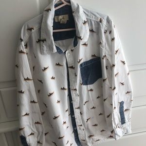 Peek long sleeve shirt with sneaker print